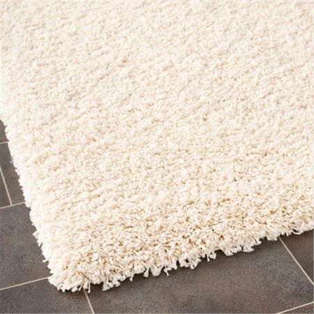 SAFAVIEH 4 x 4 ft. Square Ivory California Shag Rug SG151-1212-4SQ